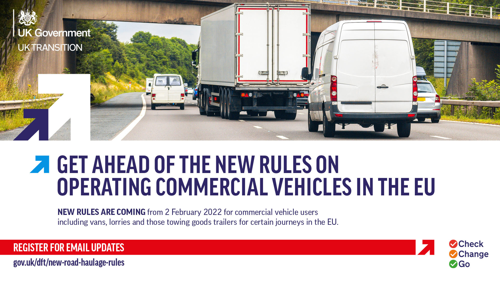 Keeping commercial vehicles moving. Get ahead of new rules for operating in the EU.