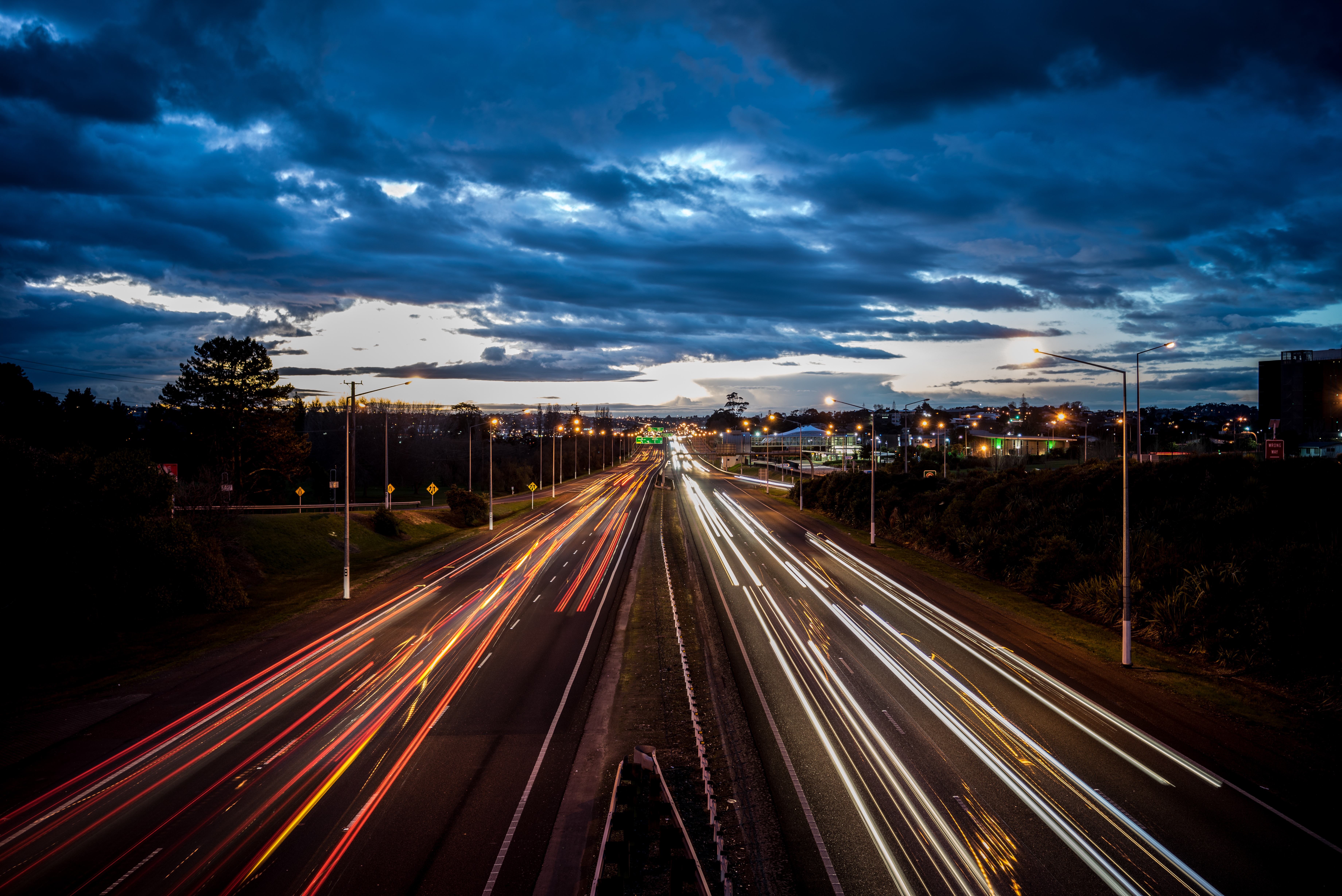 UK Road Traffic Light Trails