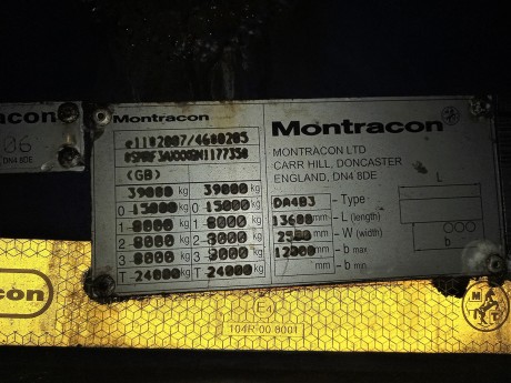 Used Trailer - 2016 Montracon Flat Platform 1