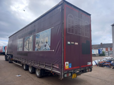 2015 Used Curtainsider Double Deck Trailer - NSR