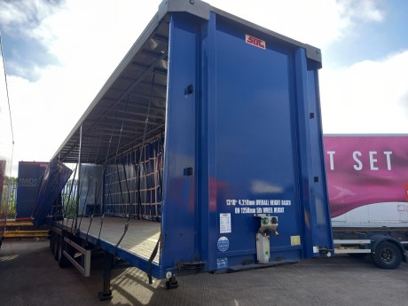 2019 Used 4.2m high SDC Curtainsider Trailer OSF Open