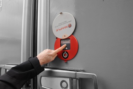 Maple Barndoor FreightLock