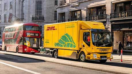 dhl first uk electric 16T truck