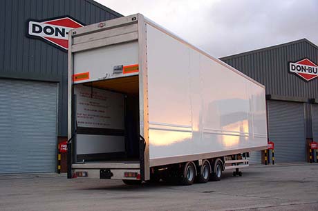 wedge double deck lifting deck trailer