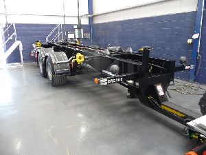 Draw-Bar Trailer with De-Mount Straight Lift Chassis Installation